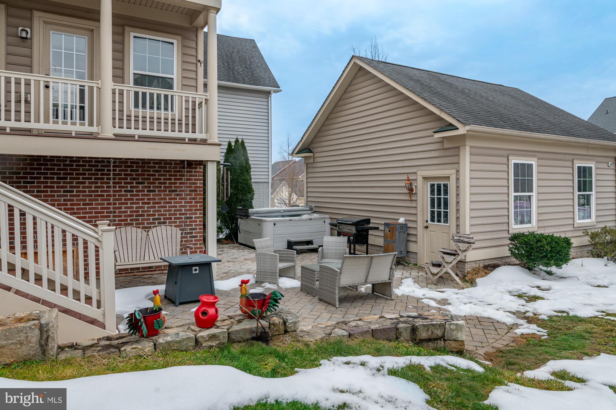 1317 Yourtee Spring Drive Brunswick, MD 21716 - Photo 52 of 73 a front view of house with outdoor seating