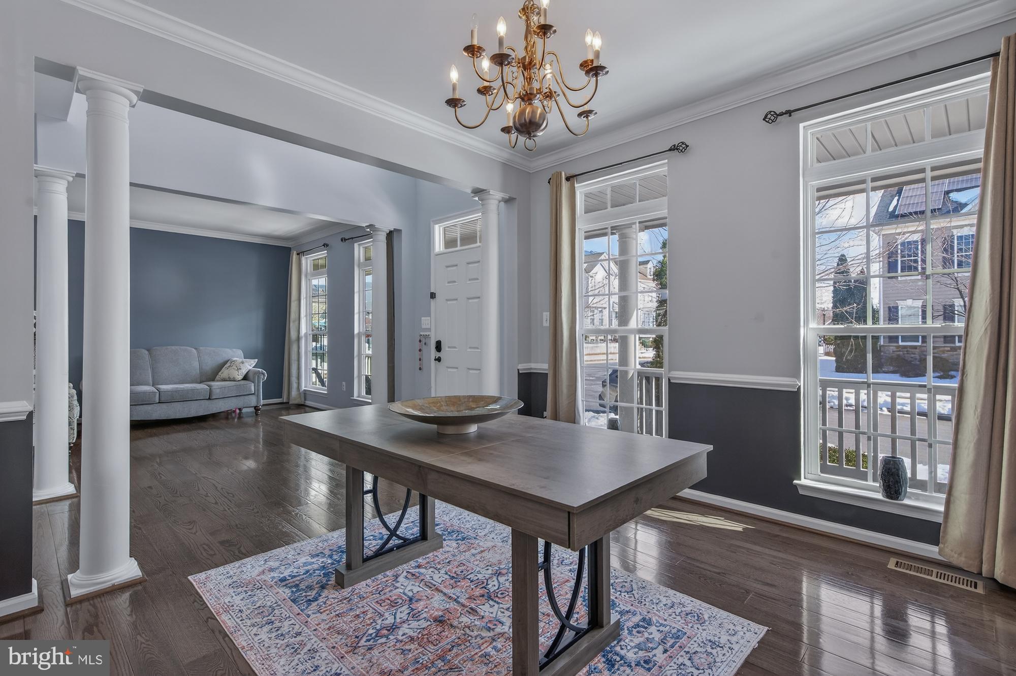 1317 Yourtee Spring Drive Brunswick, MD 21716 - Photo 6 of 73 a view of a livingroom kitchen and dining room