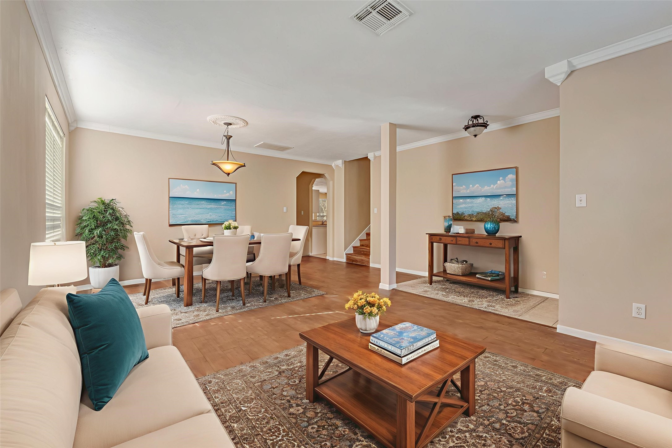 914 Chapwood Court Spring, TX 77373 - Photo 2 of 22 a living room with furniture and wooden floor