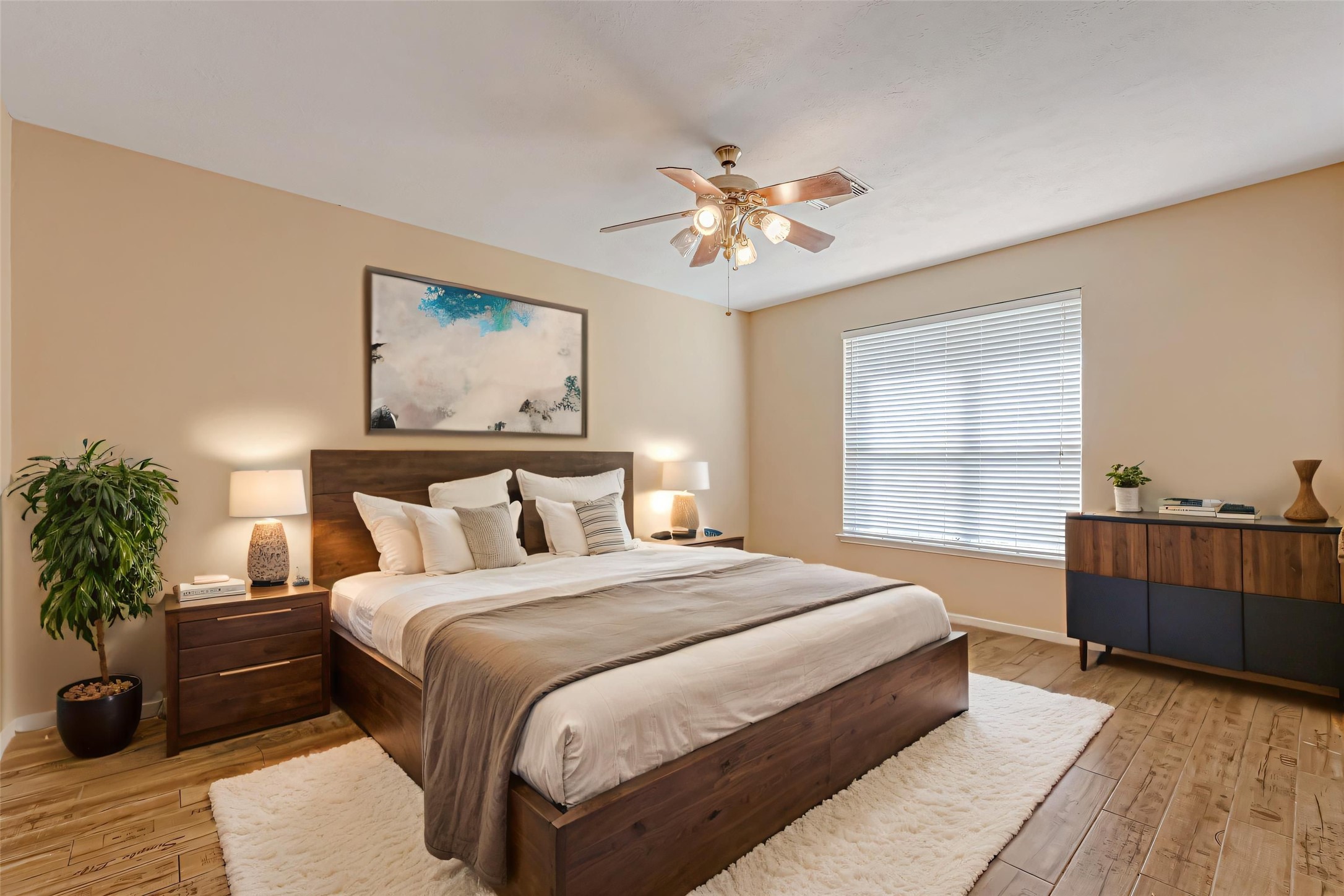 914 Chapwood Court Spring, TX 77373 - Photo 7 of 22 a bedroom with a large bed and a window