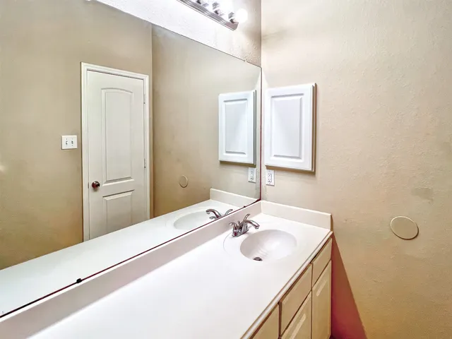 a house view with a backyard space