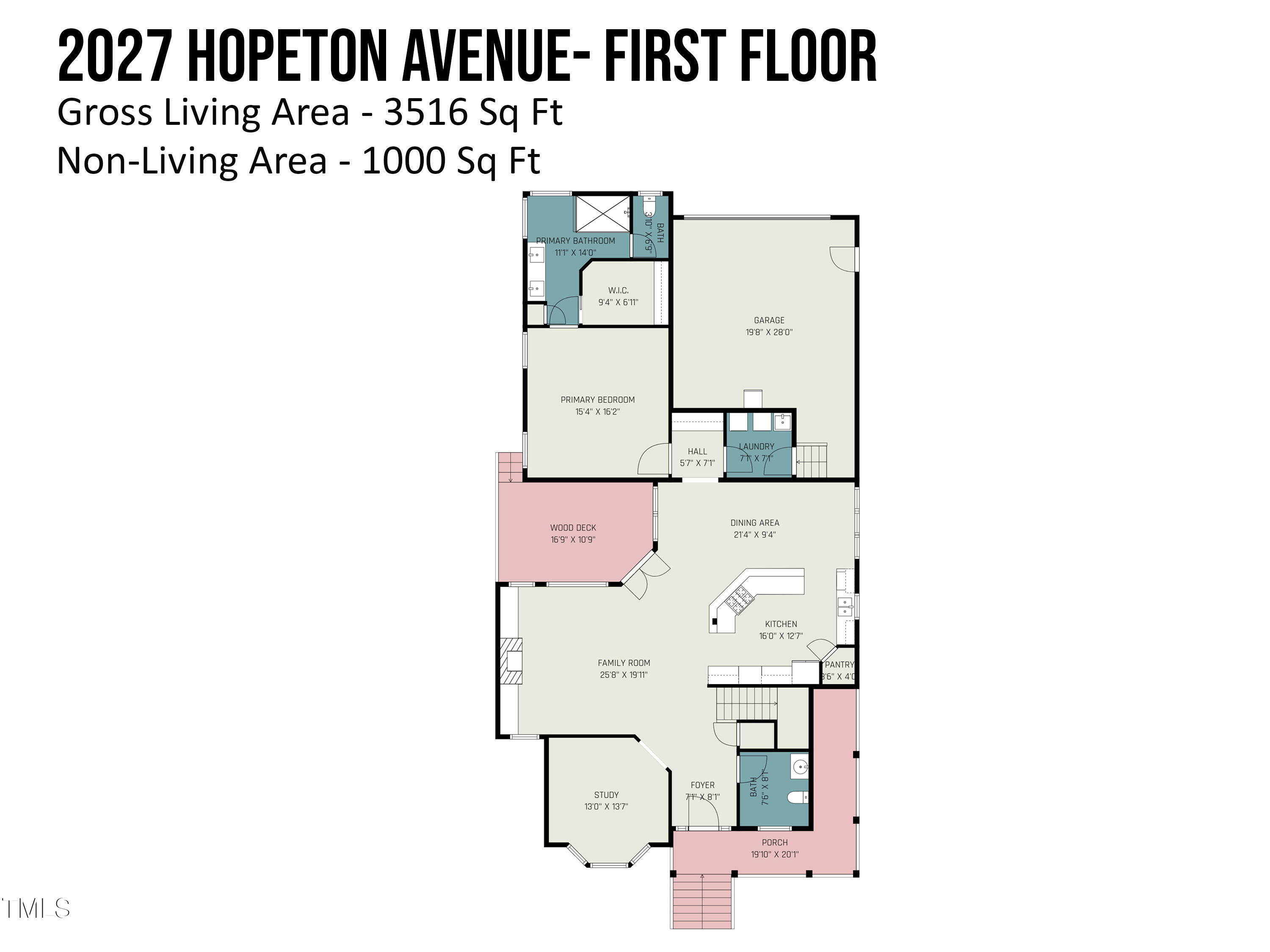 2027 Hopeton Avenue Raleigh, NC 27614 - Photo 32 of 33 1st Floor - 2027 Hopeton