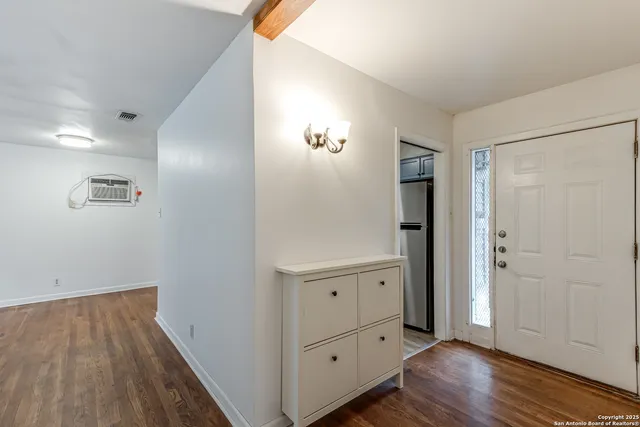 wooden floor in an empty room
