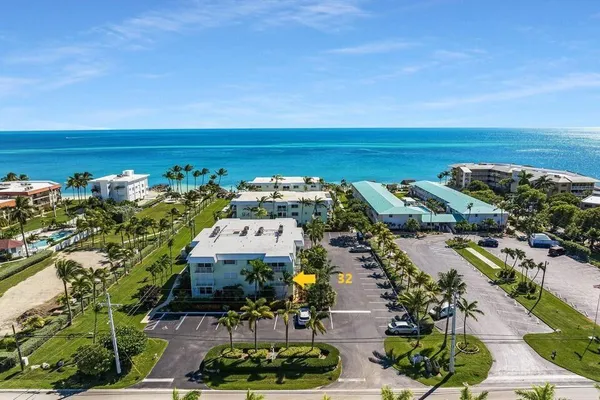 a view of a city with an ocean