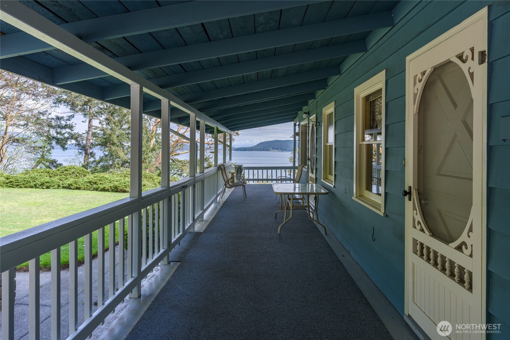 208 Tides End Road Lopez Island, WA 98261 - Photo 9 of 40 a view of a porch