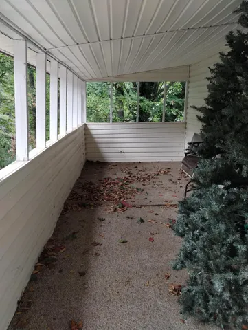 a view of a roof deck
