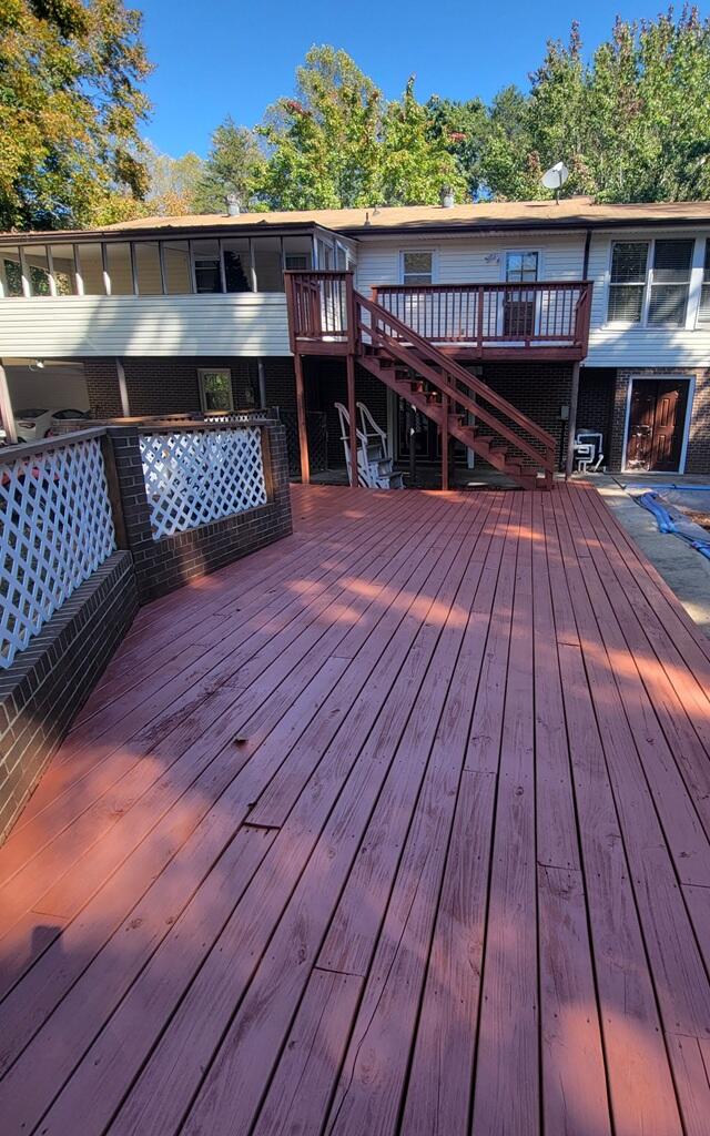 227 Vista View Lane Ridgeway, VA 24148 - Photo 44 of 45 a view of house with deck outdoor seating