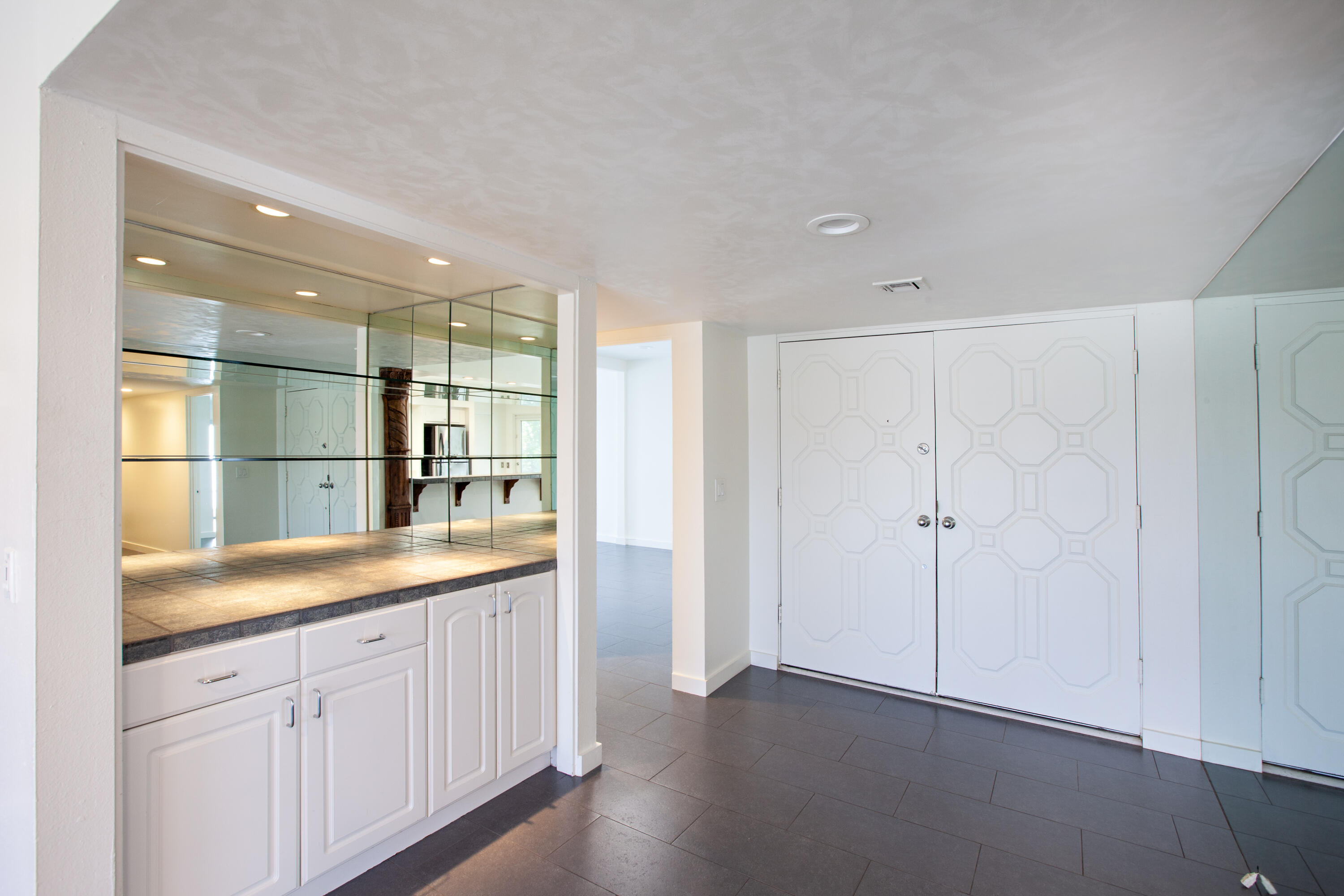 3033 East Verona Road Palm Springs, CA 92262 - Photo 7 of 23 a kitchen with a sink and cabinets