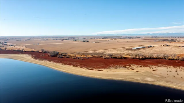 an aerial view of a ocean