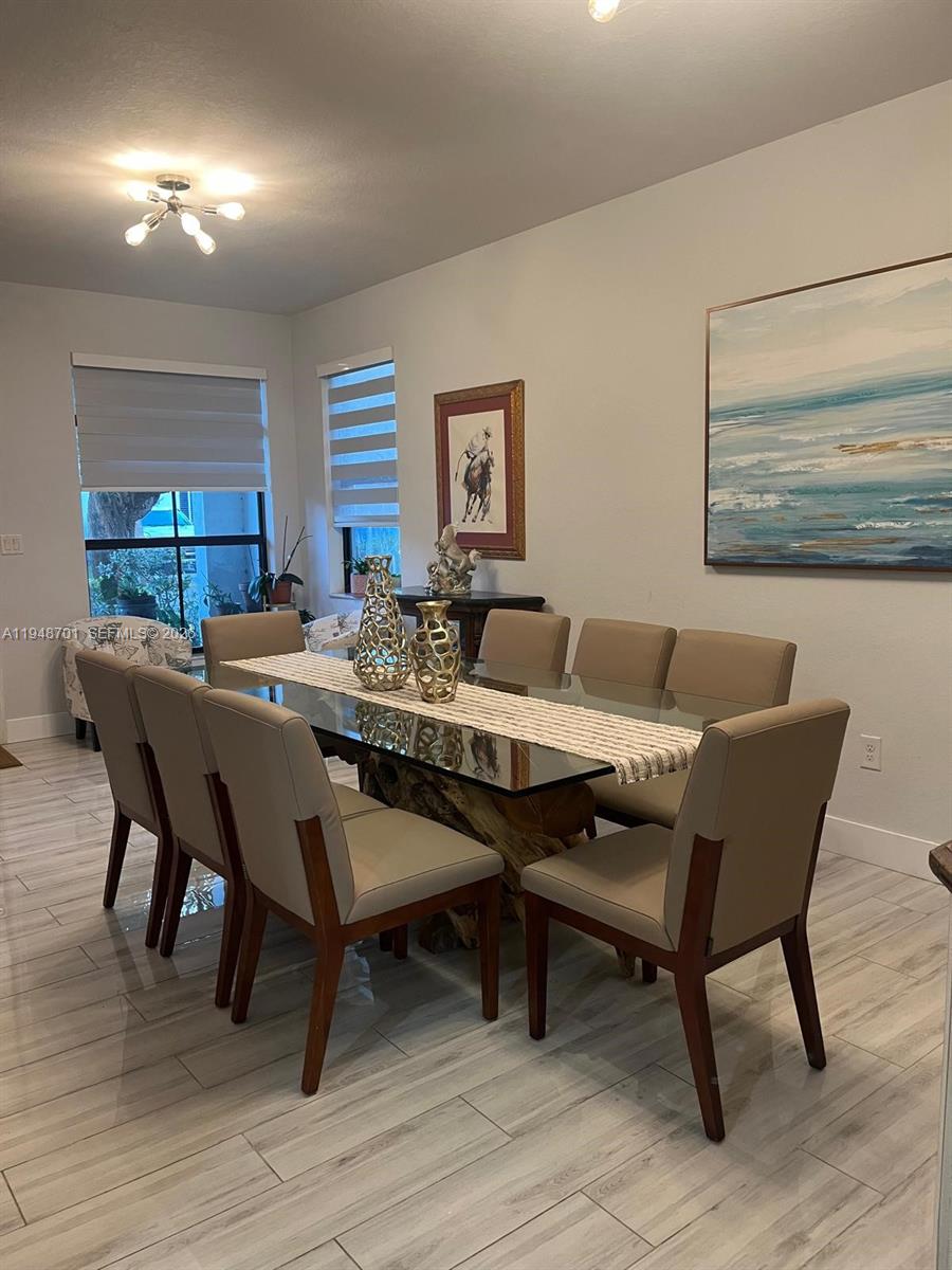 17548 Southwest 153rd Court Miami, FL 33187 - Photo 4 of 21 a dining room with furniture and wooden floor