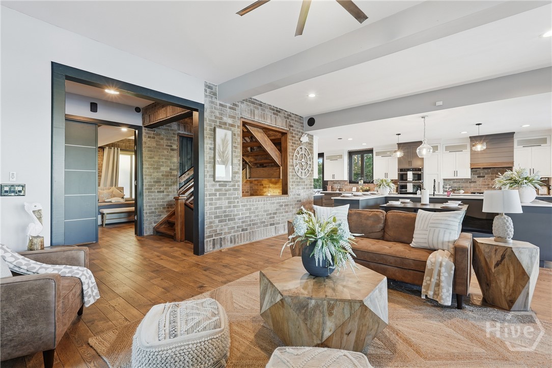 715 East 1st Street Midway, GA 31320 - Photo 5 of 42 Living Rm &???????????????????????????????????????? Kitchen