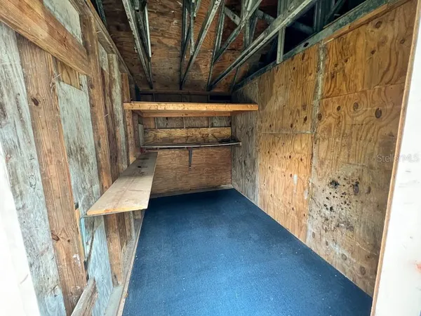 a view of storage and utility room