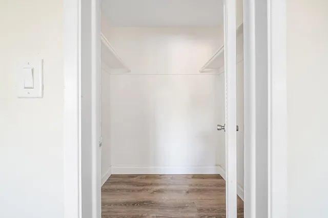 a view of an empty room