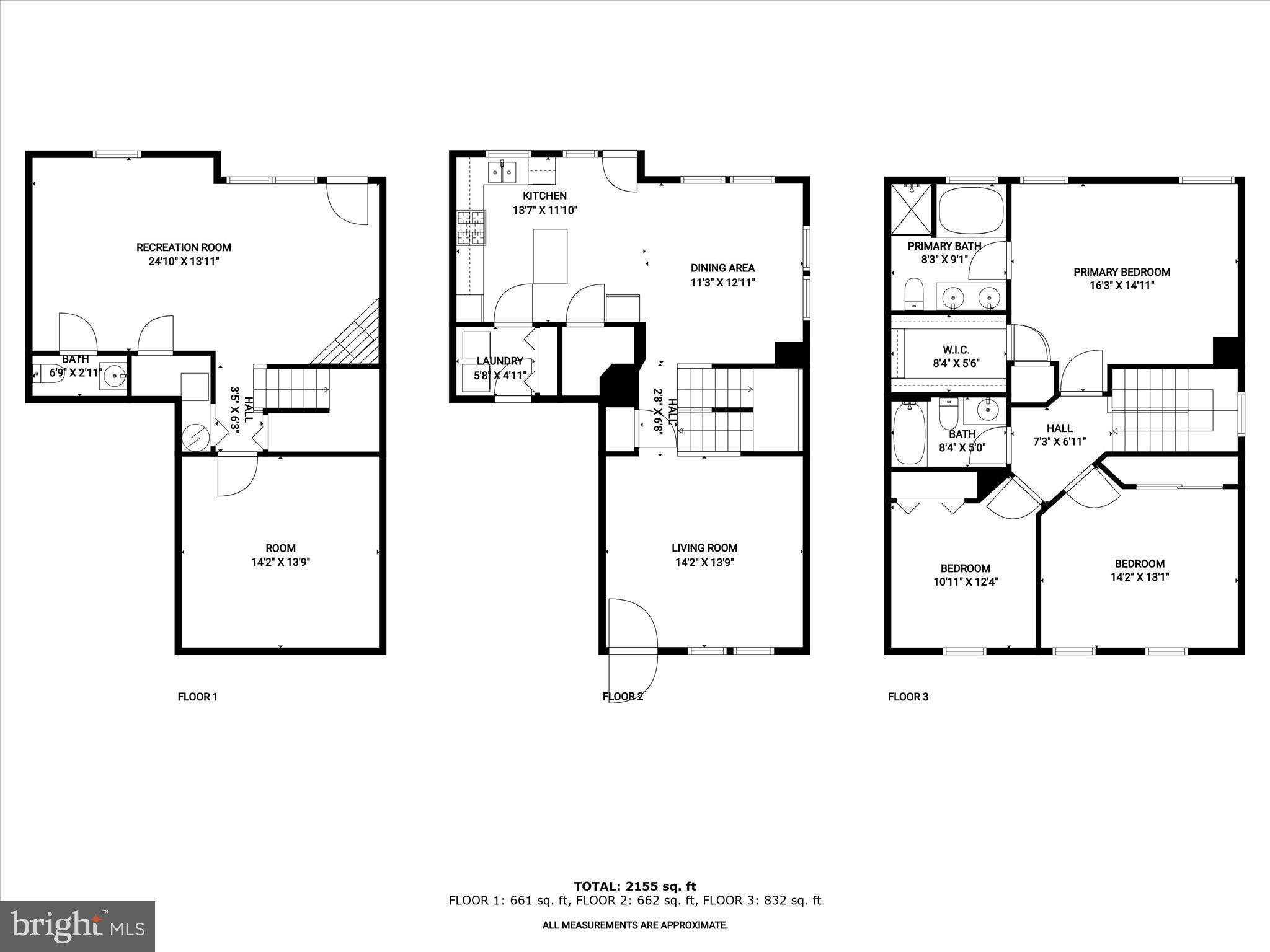 8238 Lyndhurst Street Laurel, MD 20724 - Photo 46 of 50 all_floors_8238_lyndhurst_street_laurel_with_dim