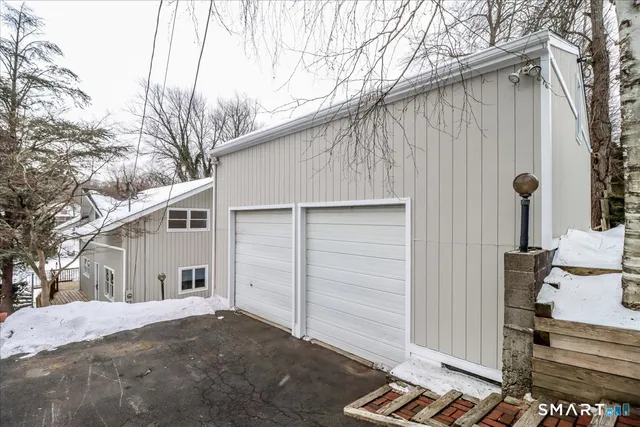 a backyard of a house