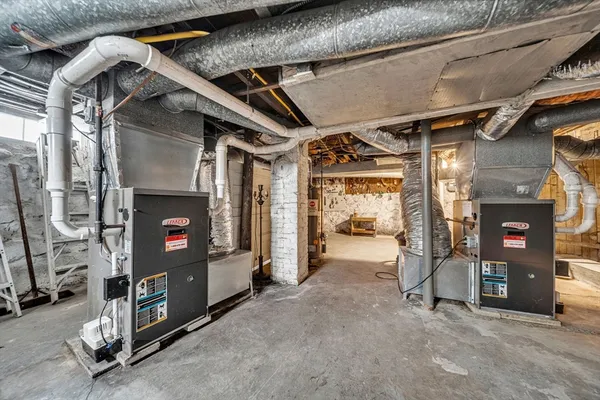 a view of a storage room