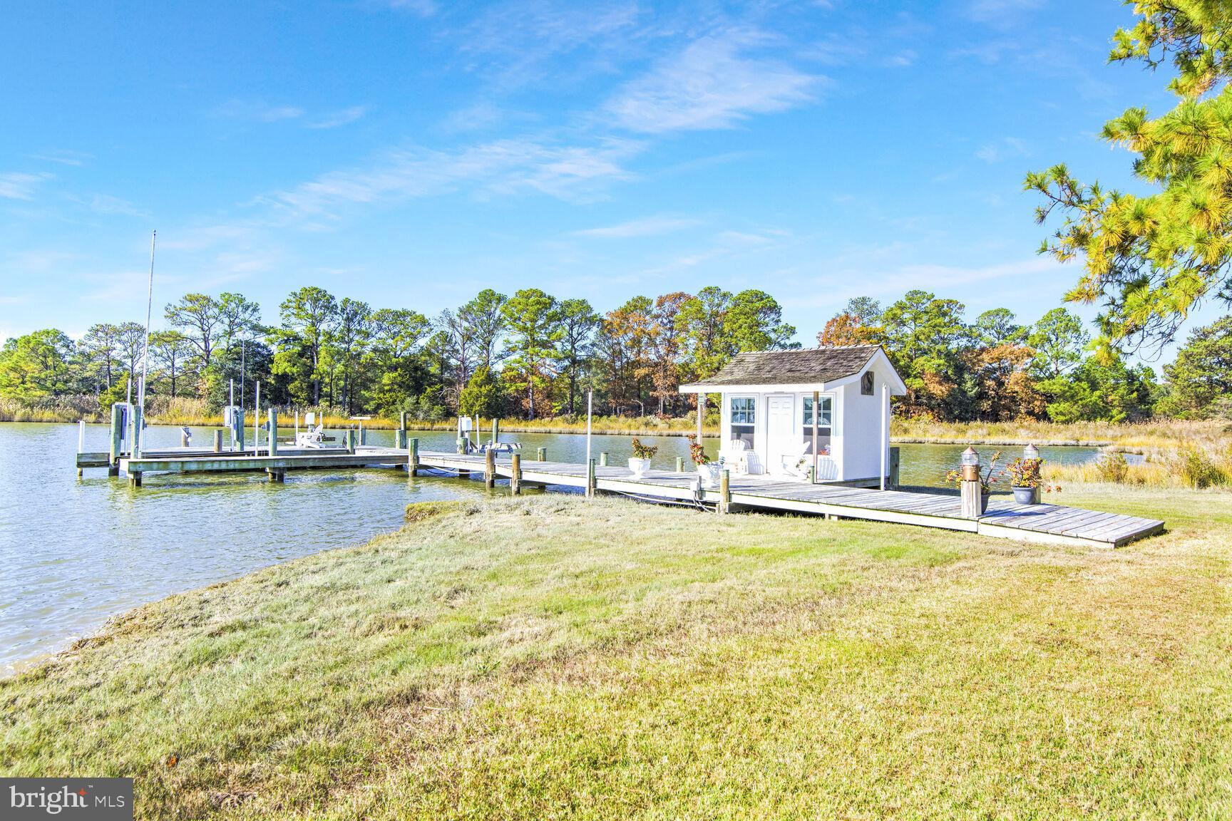 5289 Ferry Neck Road Royal Oak, MD 21662 - Photo 12 of 80 dock with boatlift and boat house