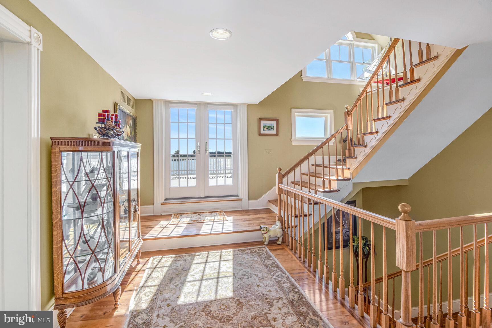 5289 Ferry Neck Road Royal Oak, MD 21662 - Photo 35 of 80 a view of entryway with wooden floor and windows