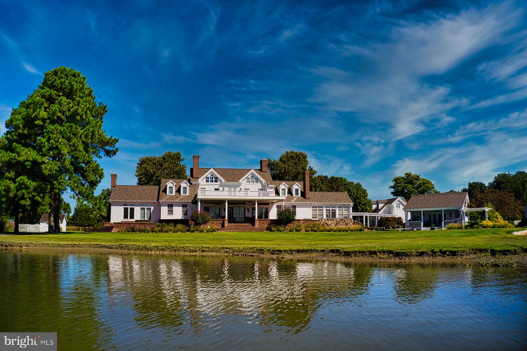 5289 Ferry Neck Road Royal Oak, MD 21662 - Photo 77 of 80 a view of a lake with houses