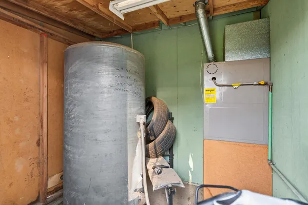 a view of storage and utility room