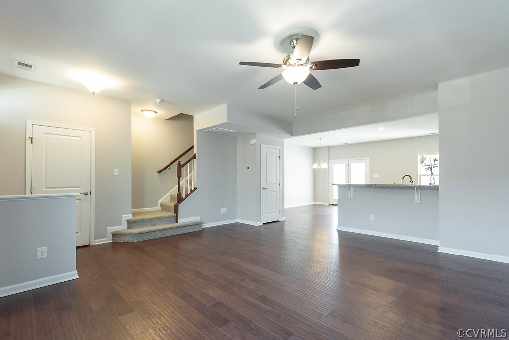 5613 Riverside Heights Way Richmond, VA 23225 - Photo 5 of 41 a view of empty room with wooden floor