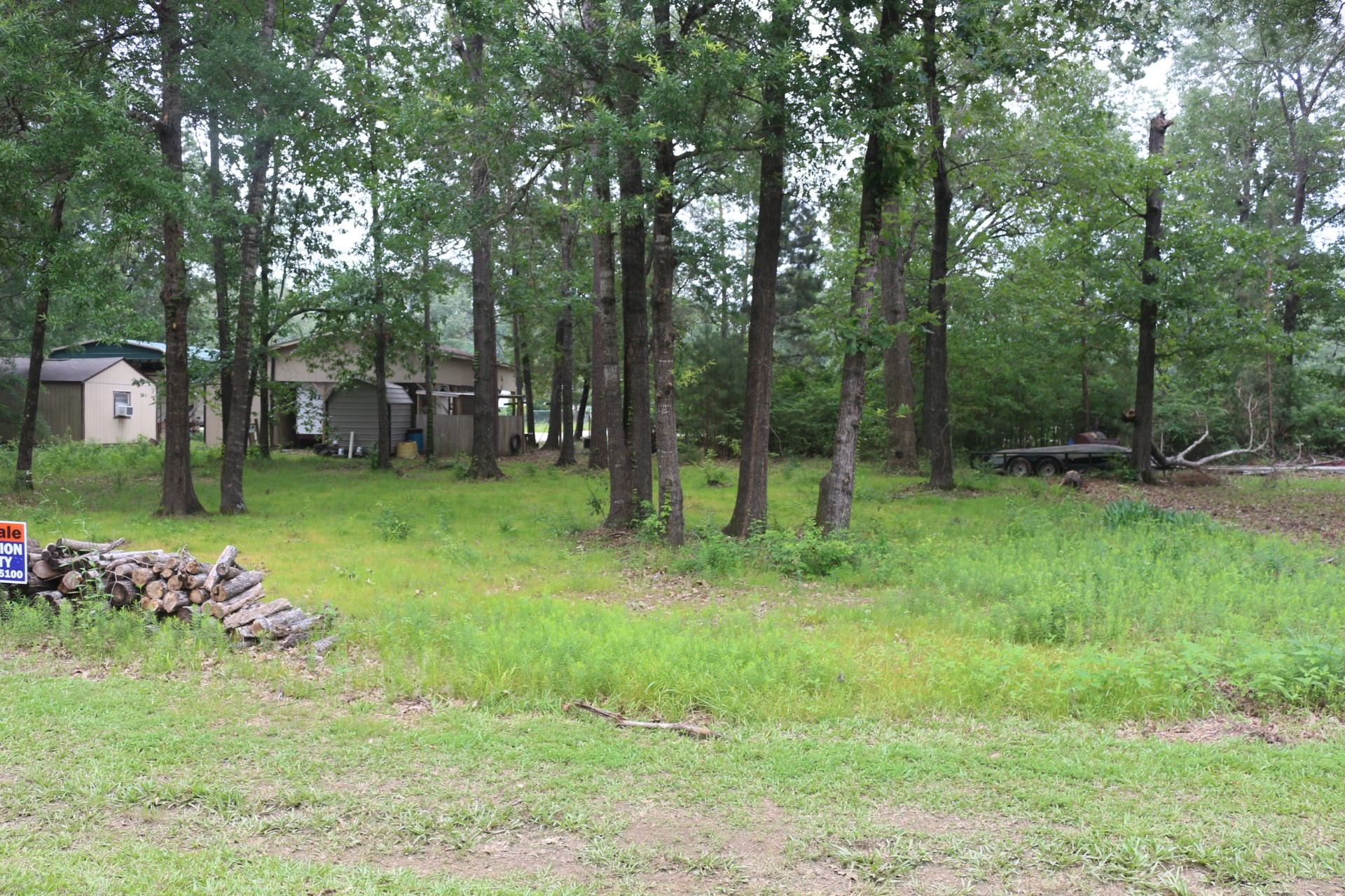 Tbd Belize Drive Point Blank, TX 77364 - Photo 9 of 9 a backyard of a house with lots of green space