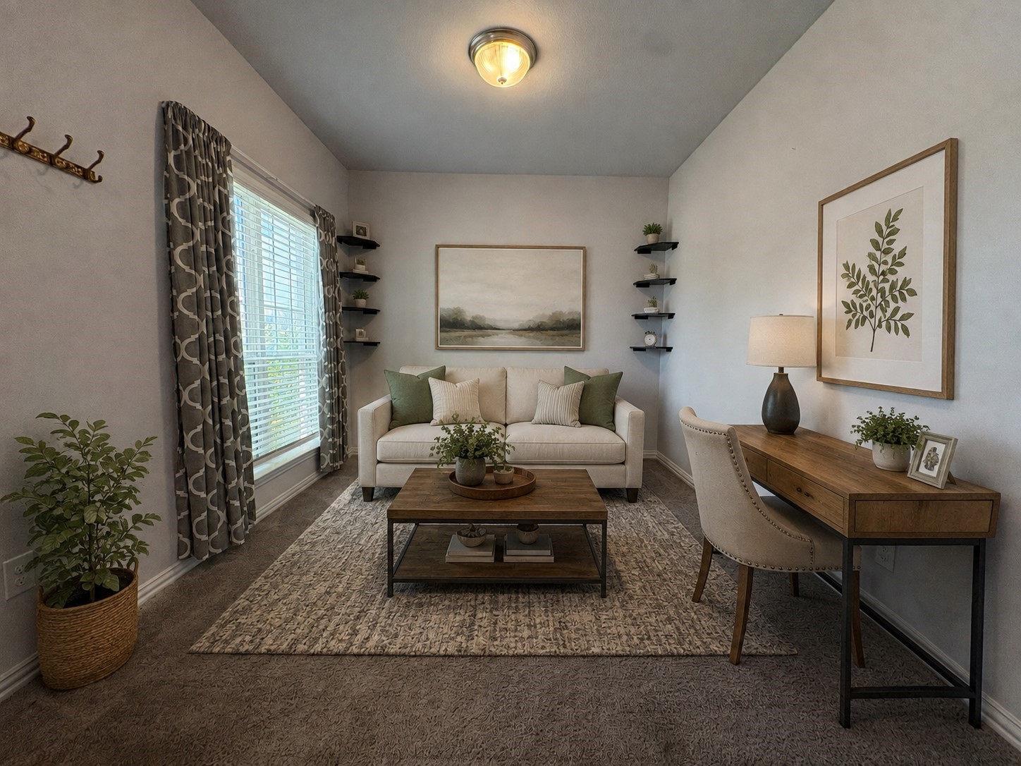 140 Kelly Street Angleton, TX 77515 - Photo 6 of 32 Cozy and stylish entryway with abundant natural light. ** Virtually staged **