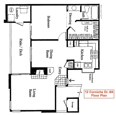 a view of a backyard with furniture