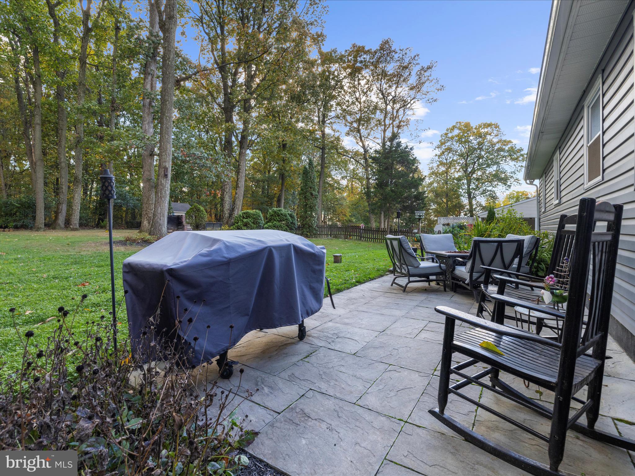 11 Barnhart Road Westminster, MD 21158 - Photo 44 of 66 a view of backyard with outdoor seating ad green space
