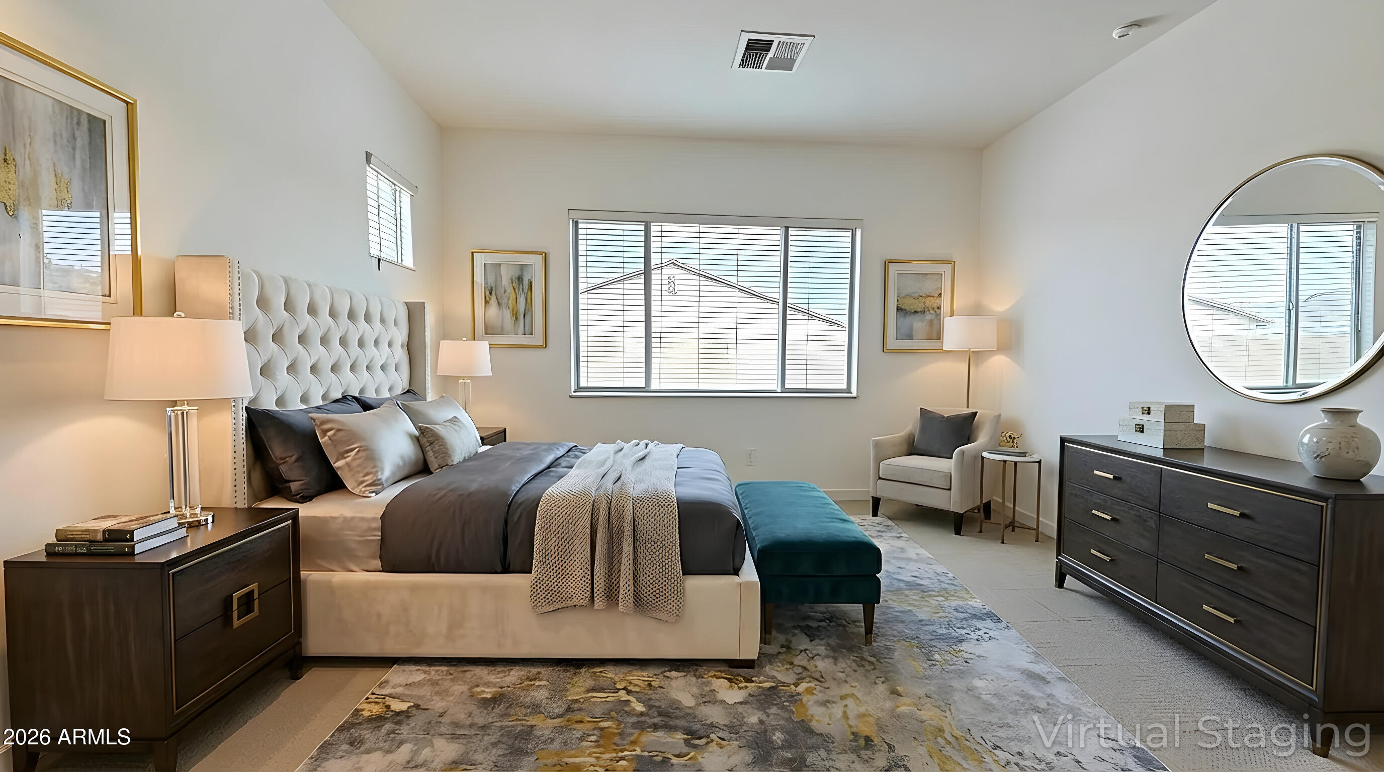19615 West Cheery Lynn Road Buckeye, AZ 85396 - Photo 10 of 32 Primary bedroom virtually staged