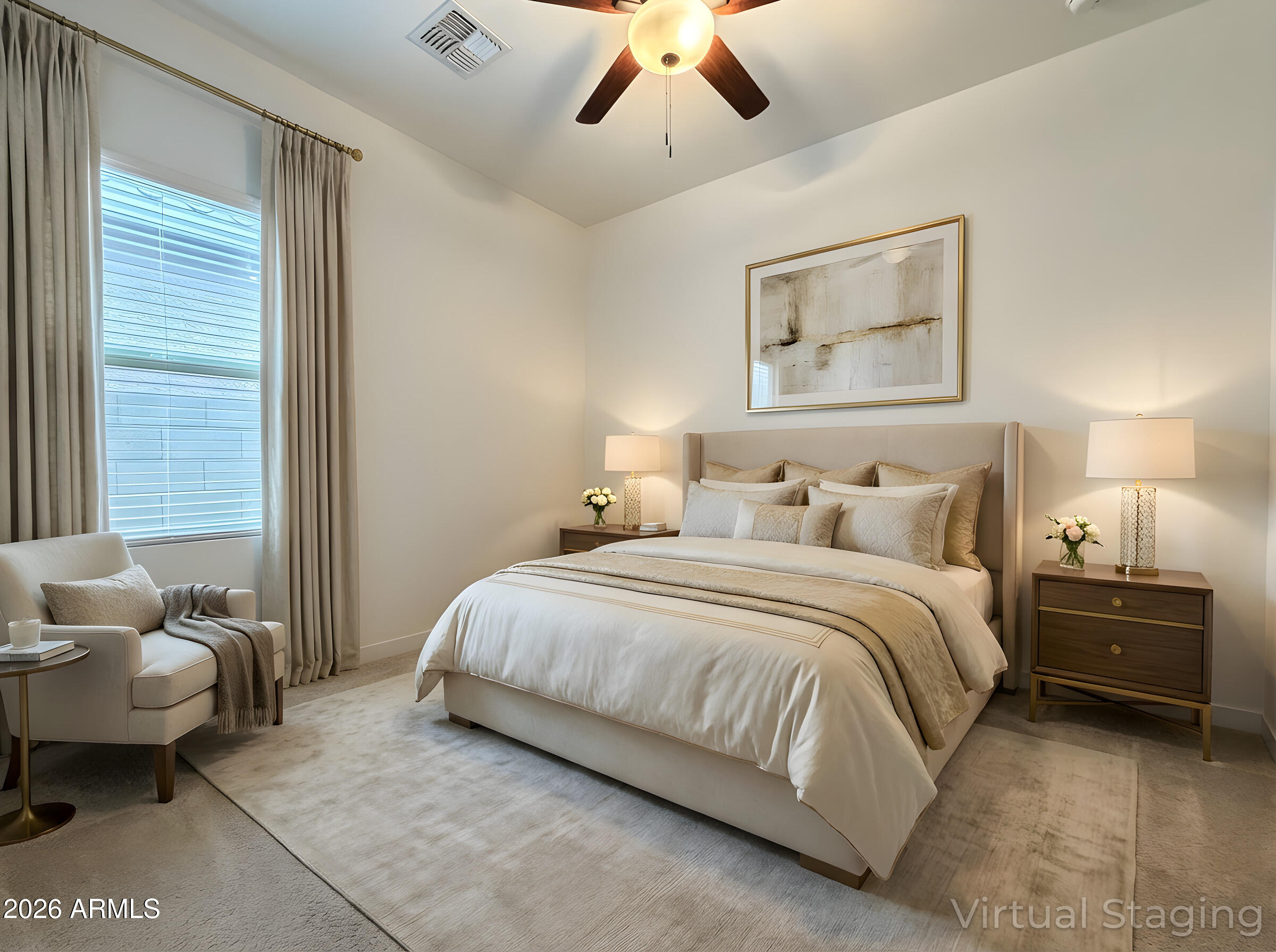 19615 West Cheery Lynn Road Buckeye, AZ 85396 - Photo 15 of 32 3rd Guest bedroom virtual staged
