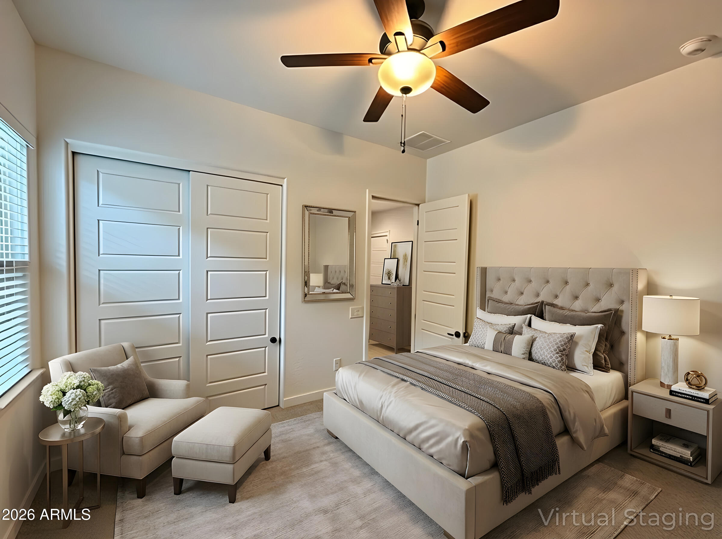 19615 West Cheery Lynn Road Buckeye, AZ 85396 - Photo 16 of 32 4th Guest bedroom virtual staged