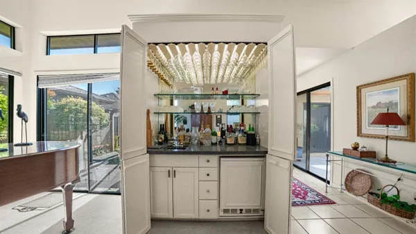 a very nice looking room with a large window