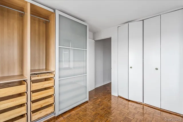 a view of a building from a balcony