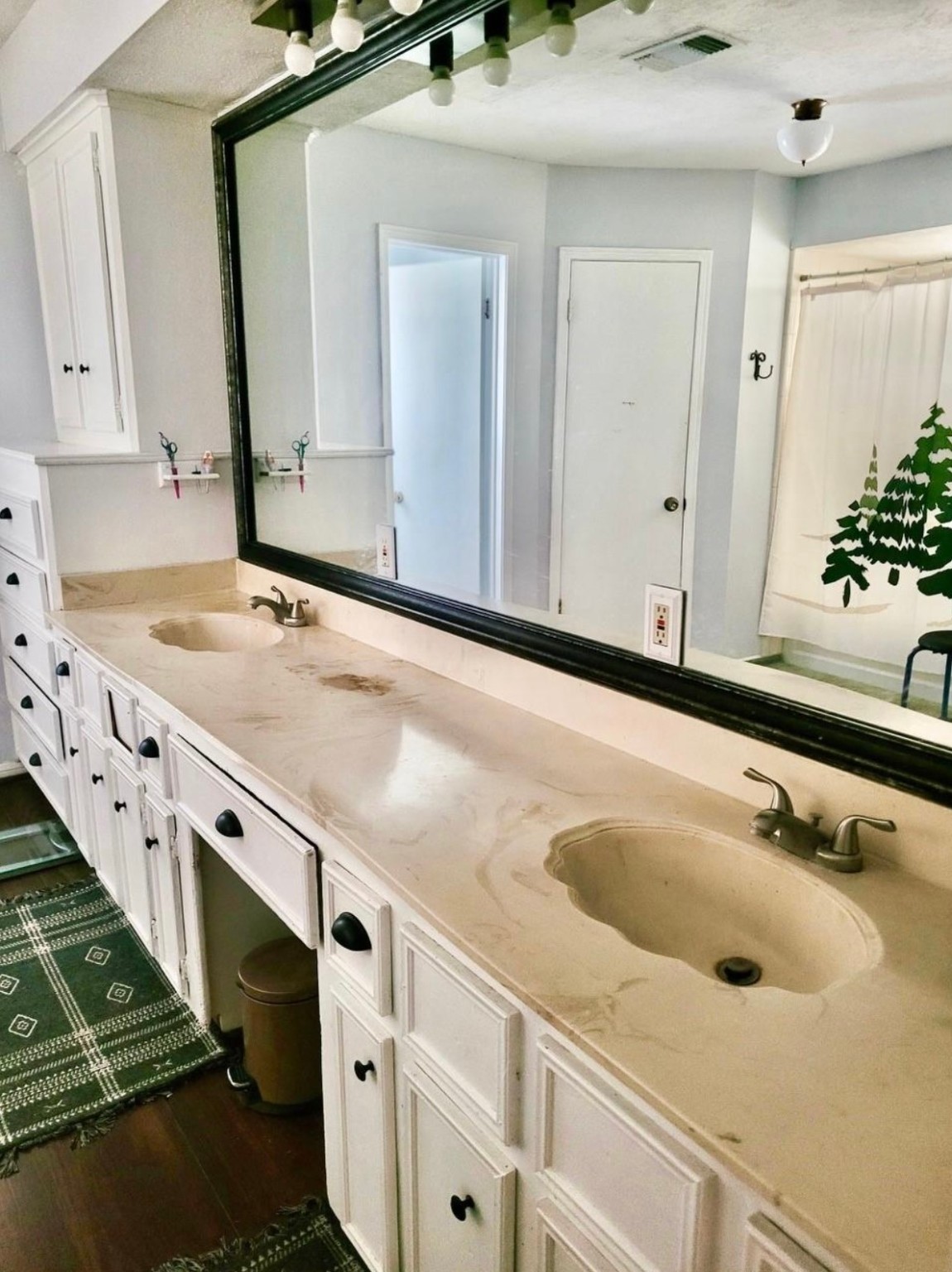 10211 Kerr Lane Conroe, TX 77385 - Photo 25 of 25 a bathroom with a sink and a mirror