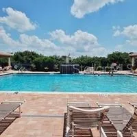 a view of a yard and entertaining space