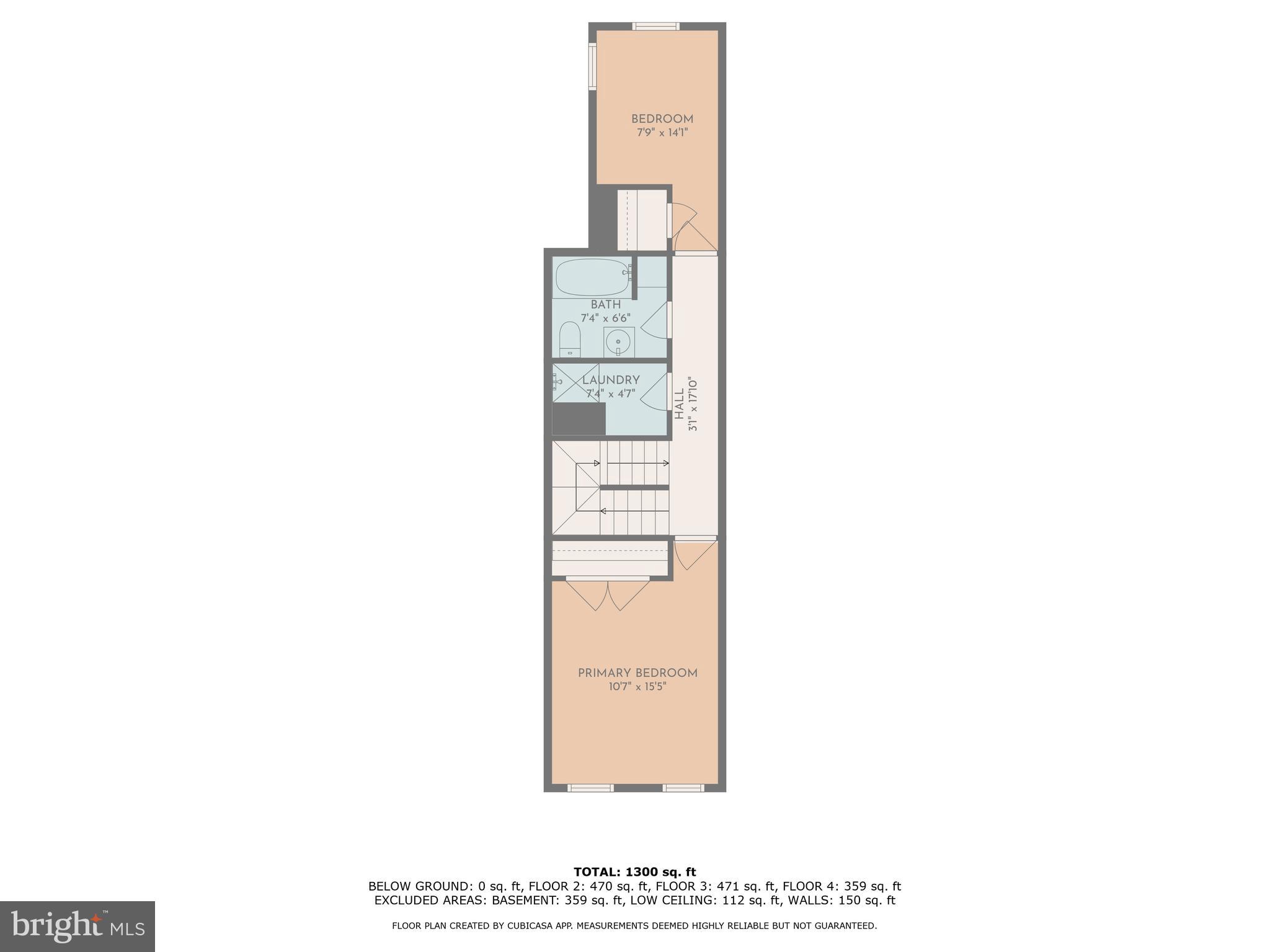 703 East Preston Street Baltimore, MD 21202 - Photo 24 of 26 a picture of a floor plan