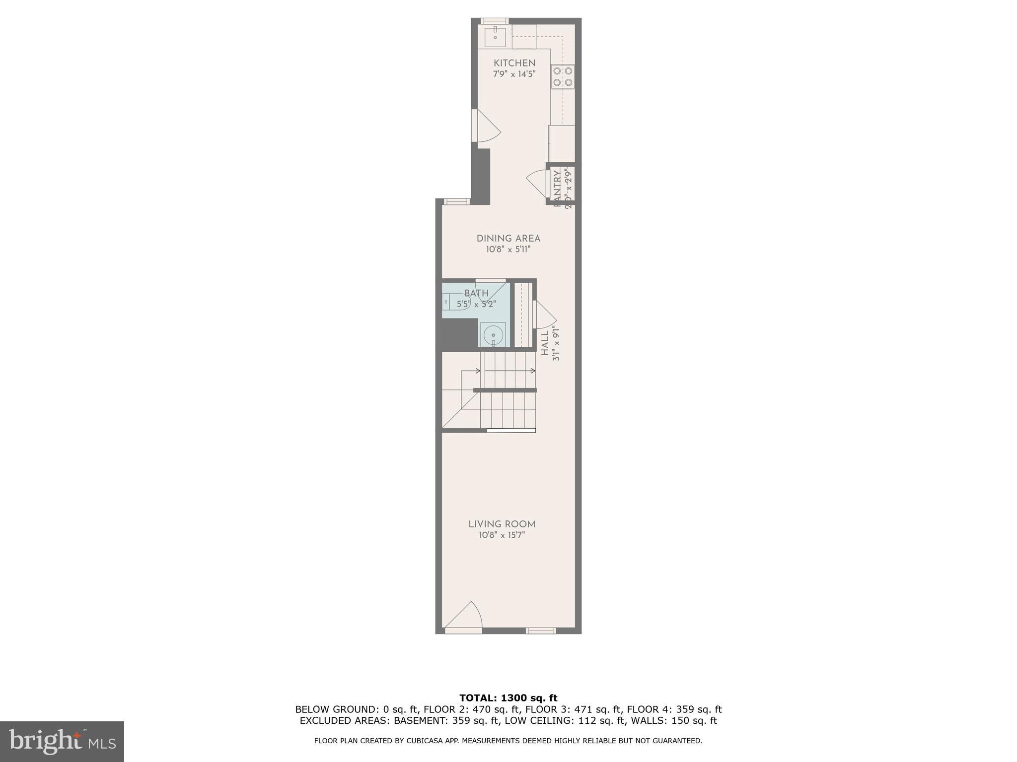 703 East Preston Street Baltimore, MD 21202 - Photo 22 of 26 a picture of a floor plan