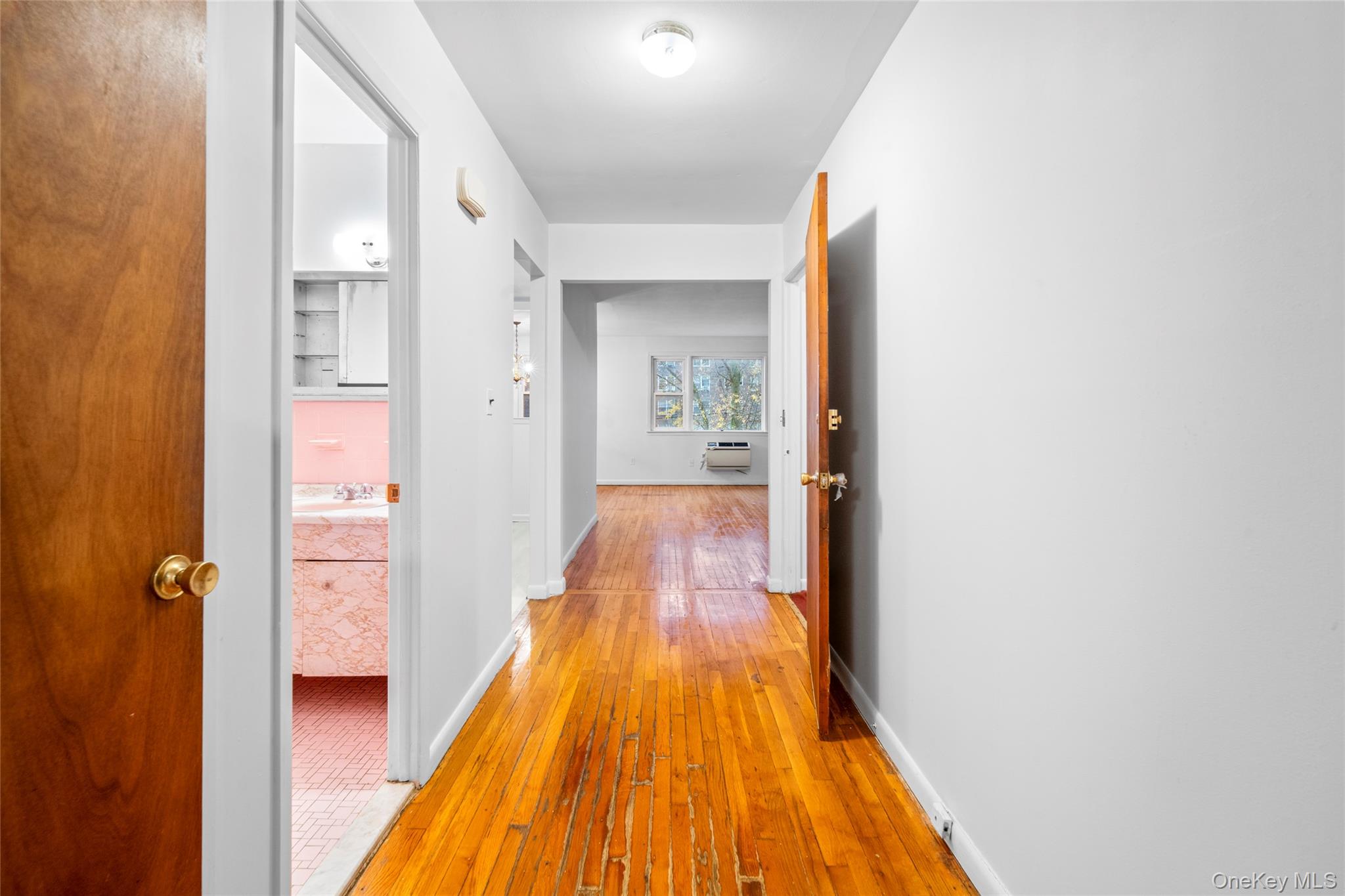 178-59 Wexford Terrace Queens, NY 11432 - Photo 13 of 45 a view of a hallway with wooden floor and closet