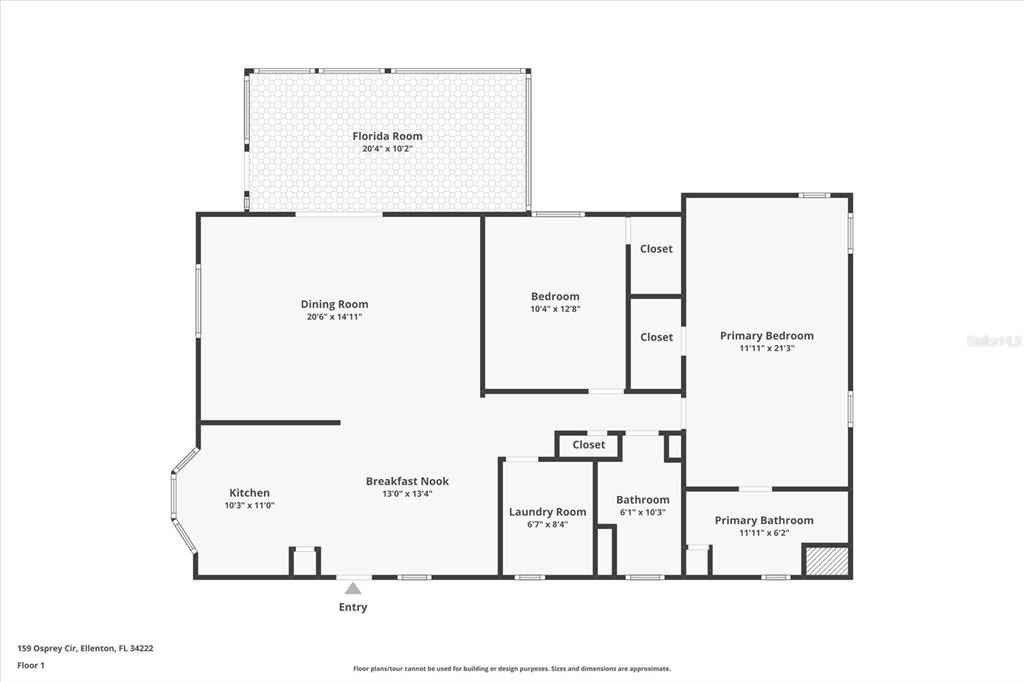 159 Osprey Circle Ellenton, FL 34222 - Photo 37 of 37 a picture of a room with a white wall and a white wall