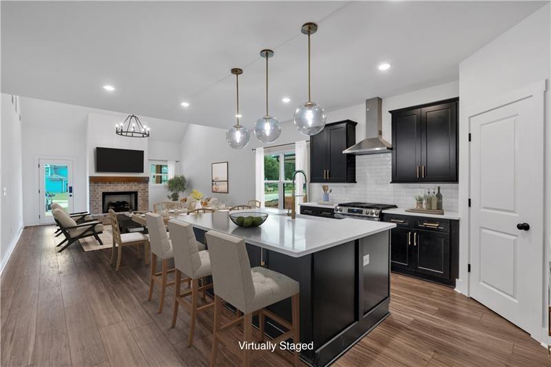 133 Old Alabama Road Southeast Emerson, GA 30137 - Photo 11 of 44 a large kitchen with a table and chairs