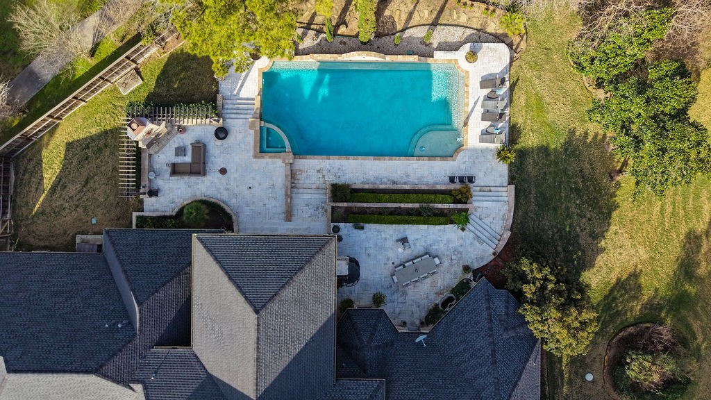 6702 Star Ledge Court Spring, TX 77389 - Photo 45 of 46 a aerial view of a house with a yard