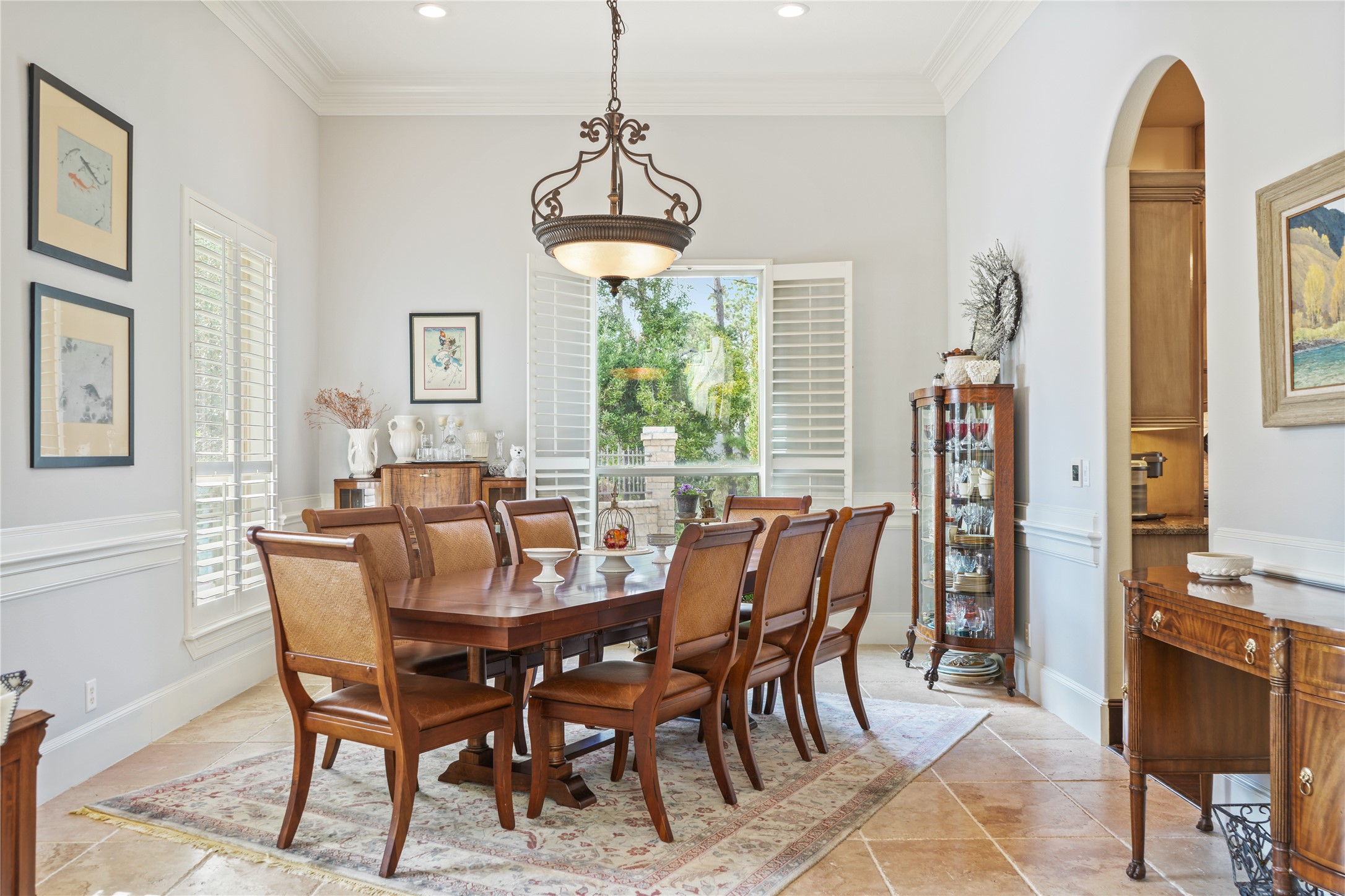 6702 Star Ledge Court Spring, TX 77389 - Photo 8 of 46 a view of a dining room with furniture window and outside view