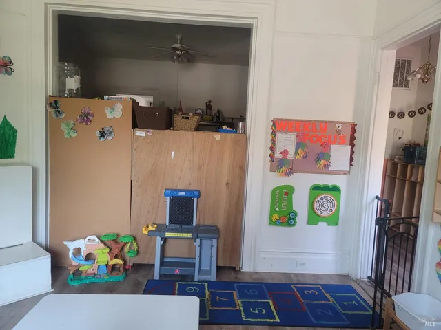 a view of outdoor space with seating