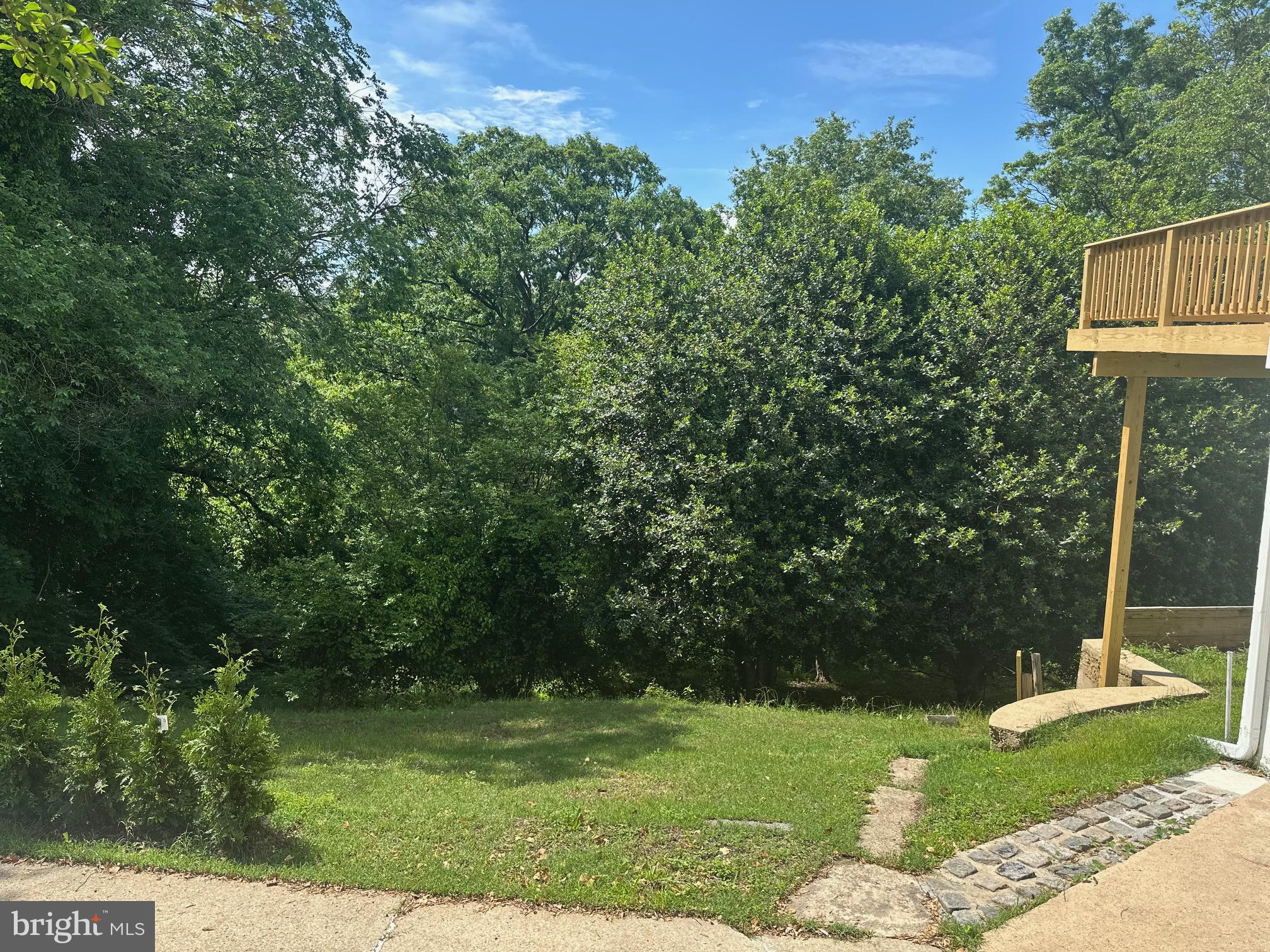 2528 Elvans Road Southeast Washington, DC 20020 - Photo 26 of 31 a backyard of a house with lots of green space