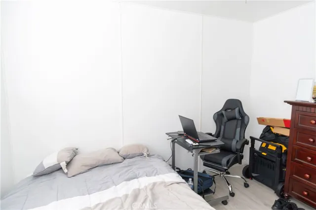 a workspace with furniture