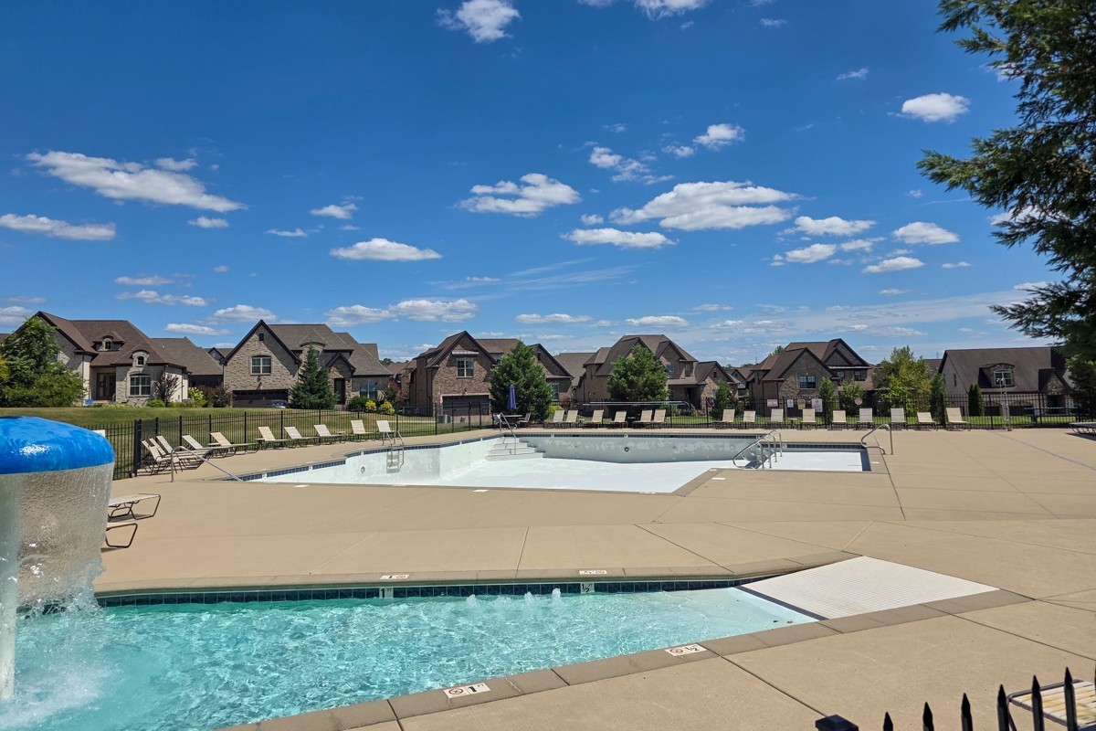 2011 Stonebrook Circle Mount Juliet, TN 37122 - Photo 37 of 39 a view of swimming pool with outdoor seating and city view