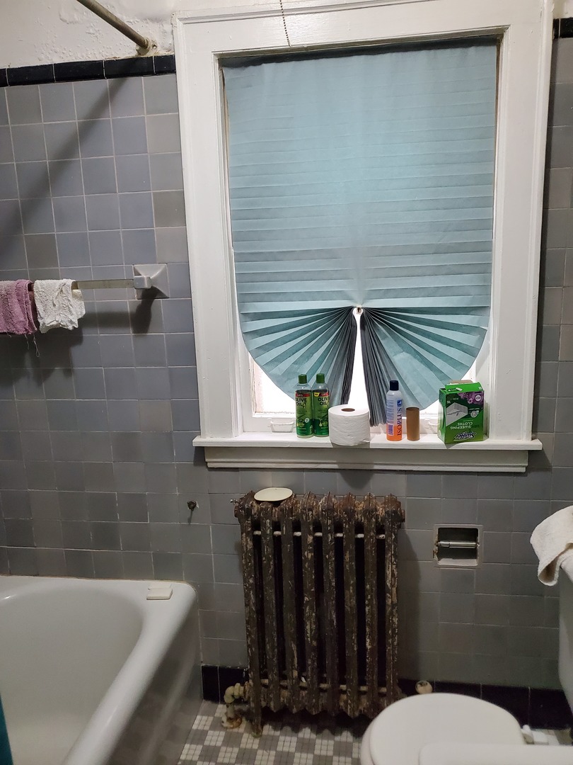 8238 South Rhodes Avenue Chicago, IL 60619 - Photo 4 of 5 a bathroom with a toilet a sink and bathtub