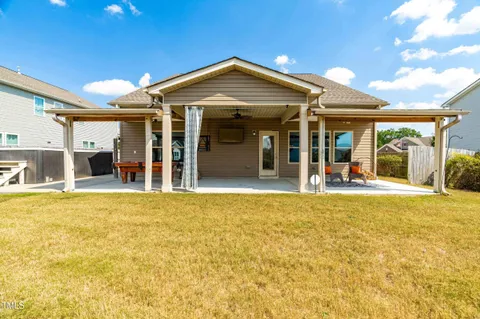 a view of a house with a swimming pool