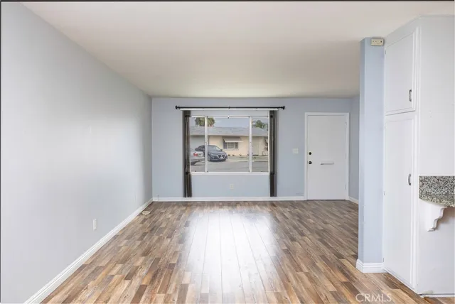 a view of wooden floor in a room